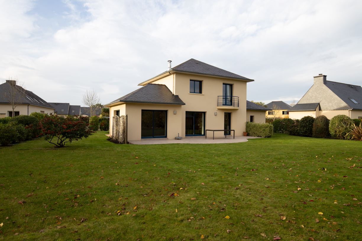 Photo immobilière extérieure d'une maison dans le Finistère Photo immobilière extérieure d'une maison dans le Finistère